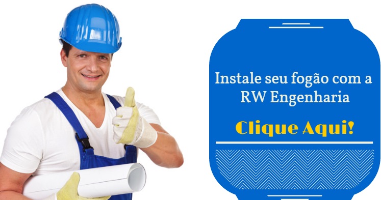 instalação de fogão com a RW