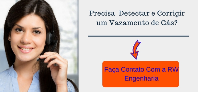 detectar um vazamento de gás
