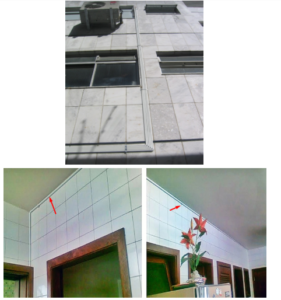 tubulação de gás aparente